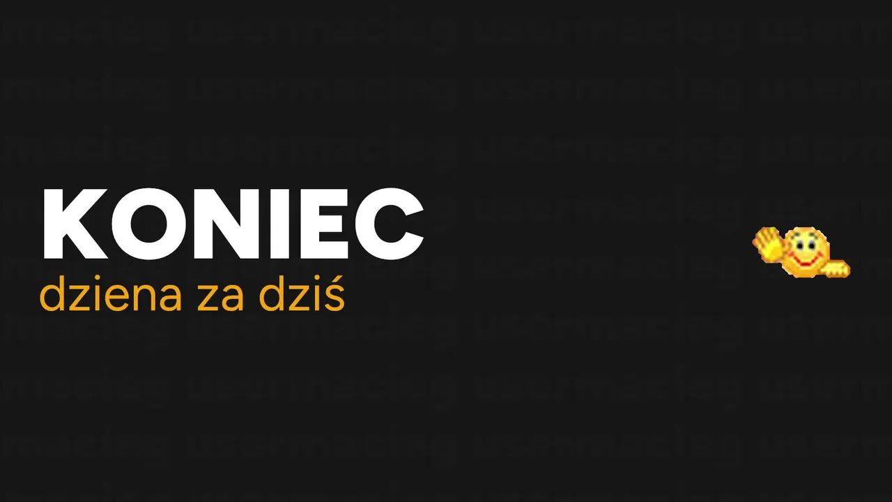 chce juz piątek ;( / voltarz. 1078