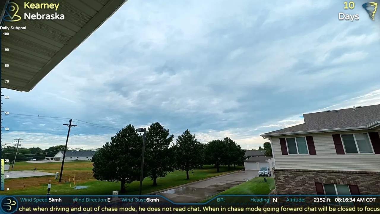 Storm Cam ASMR - Kearney Nebraska - !RadarOmega !helpthechase !socials