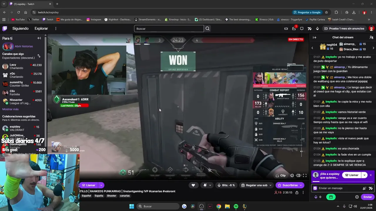 SILVER RANKEDS *elite de europa* ☢️ EL CEO DE CURRAR ☢️ RECUPERAMOS SUBS 70/100 ☢️ Sigueme @xinesco ☢️ -!mira !sens !paypal