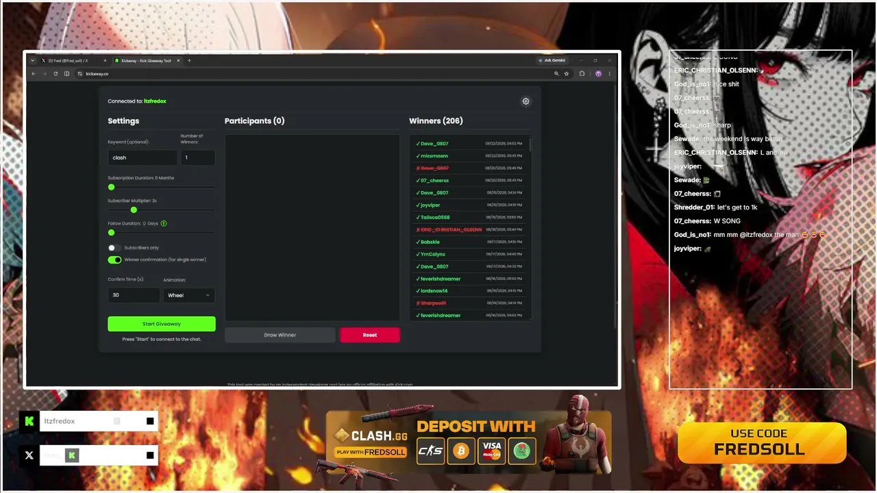 I NEED A WIN PLEASEEEE | BIG GIVEAWAYS OFC | CLASH.GG