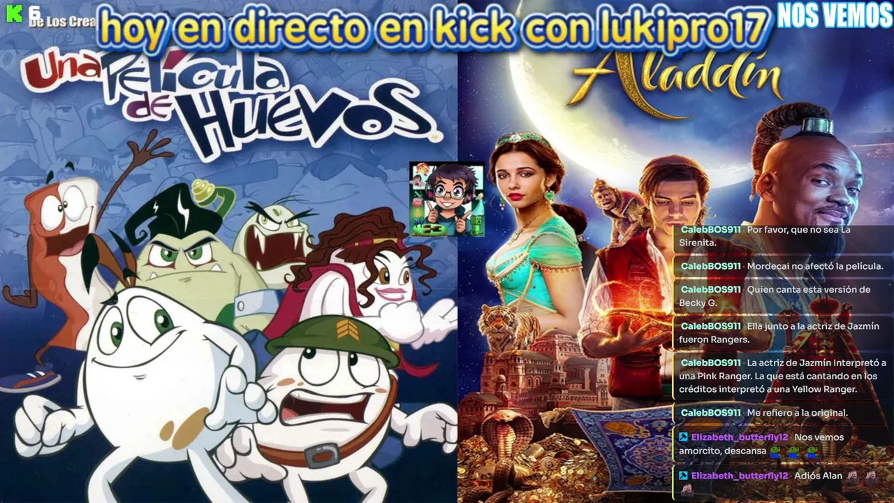 HOY TENDREMOS: UNA PELÍCULA DE HUEVOS + ALADDÍN
