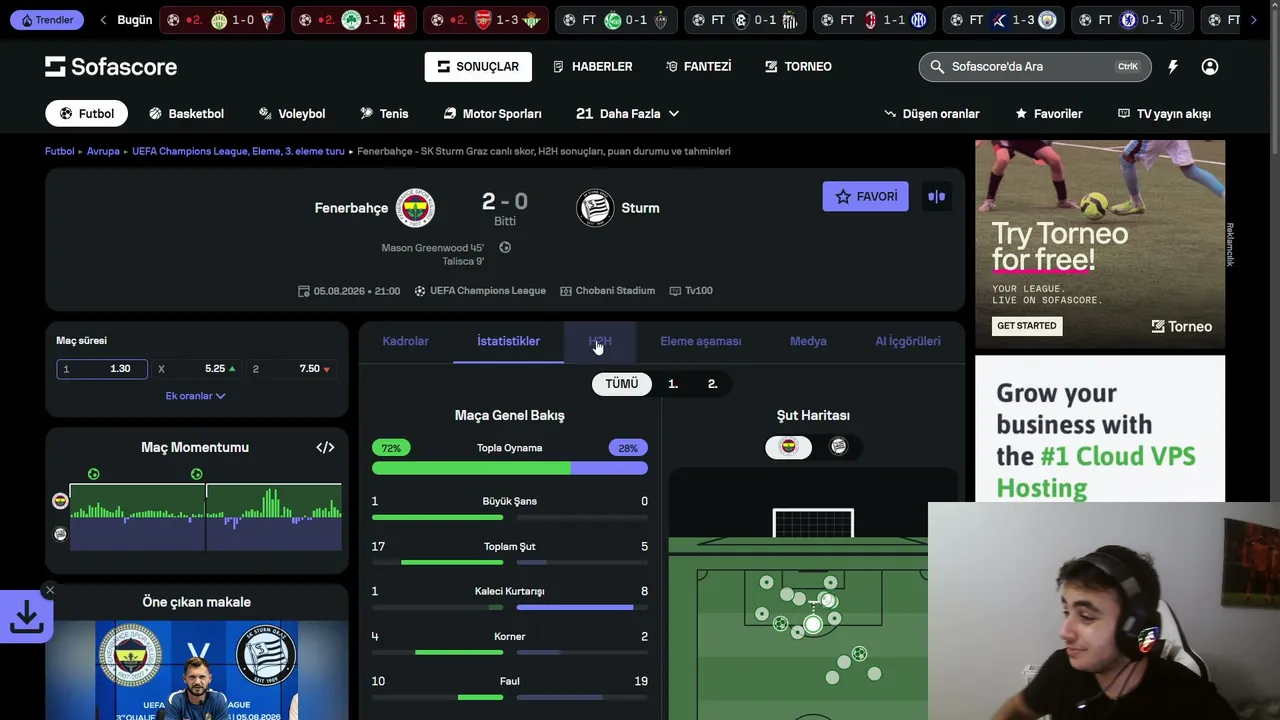 FENERBAHÇE-STURM GRAZ WATCH PARTY