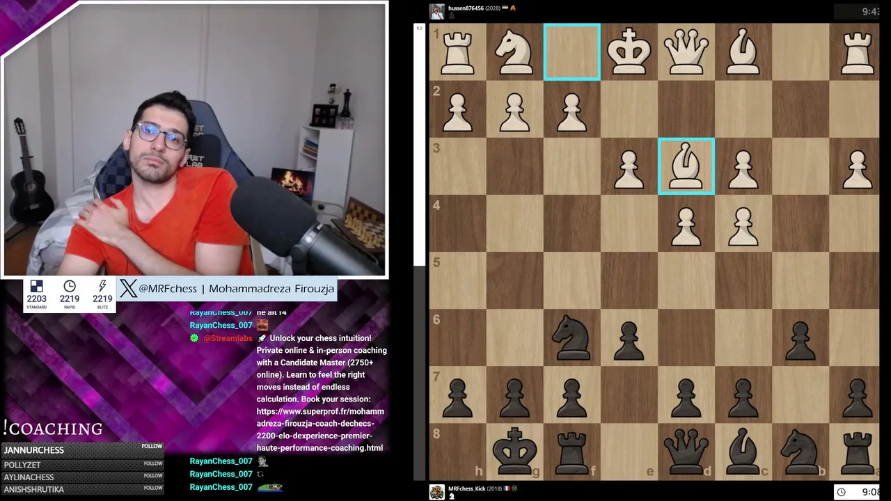 Following Alireza's Game then Instructive Rapid Games | !pv