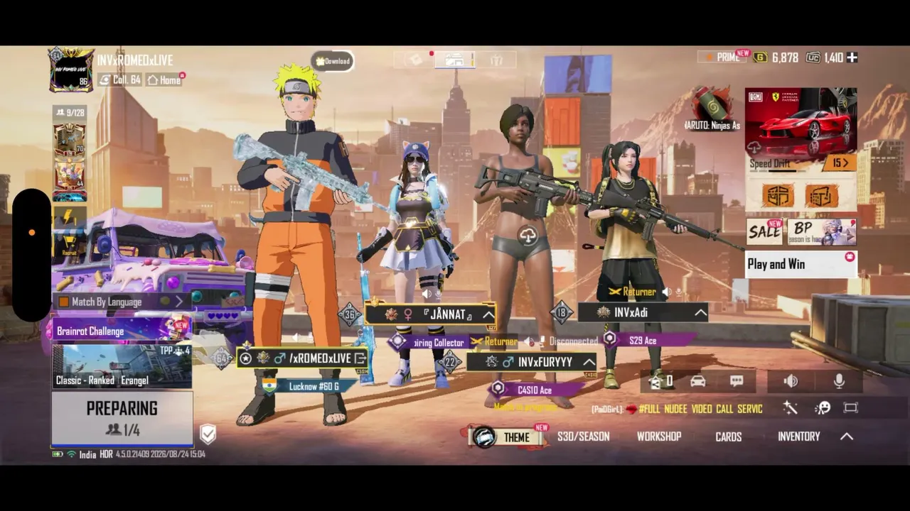 🔥 BGMI GRIND MODE ON 🎯 RANK PUSH + CUSTOM ROOMS | INV ROMEO LIVE #kick #livestream #bgmilive #bgmi #pubgmobile #gaming #live