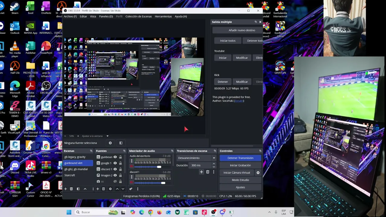 My first livestream