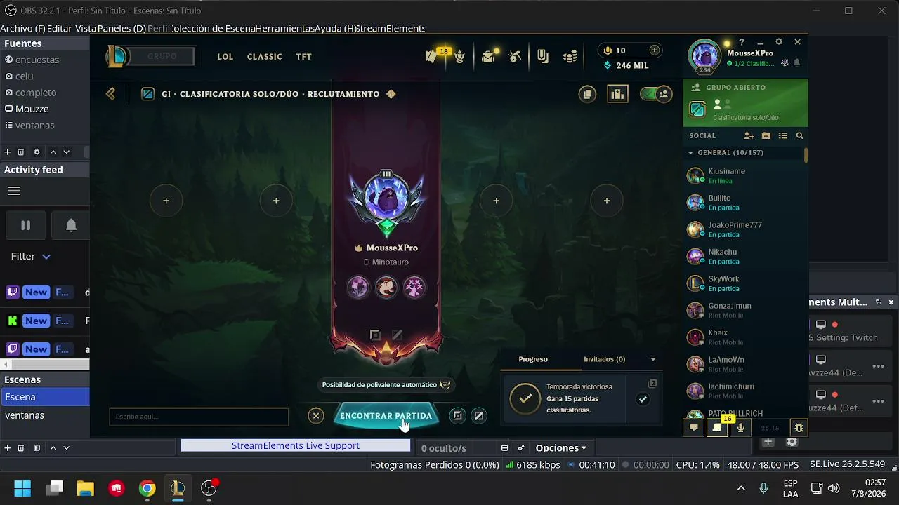 No llego mas a oro 🙃