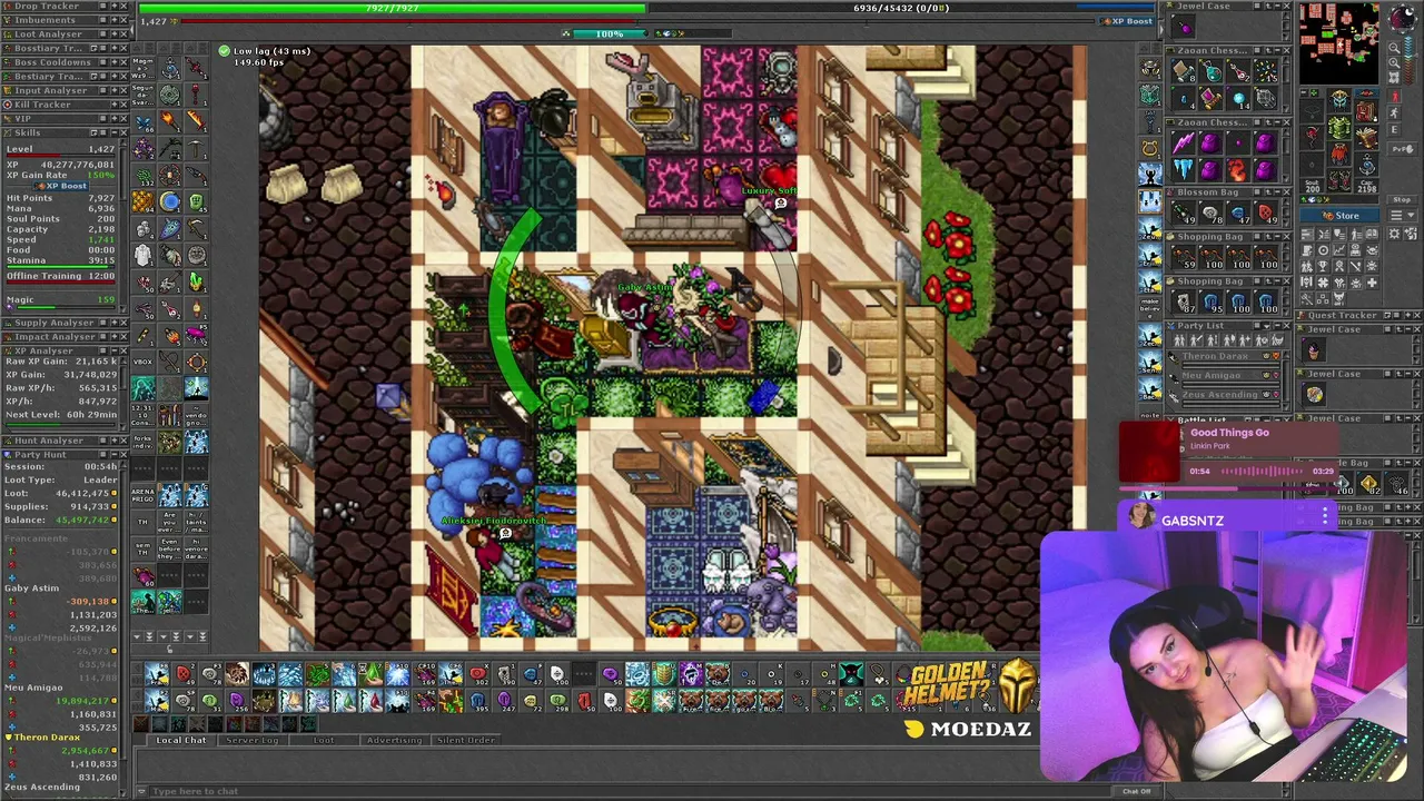 85┃MMORPG TIBIA - DRUIDA 1400