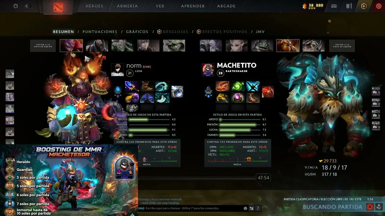 PLAYER 8K GO RANKES MEDIA CRUZADO