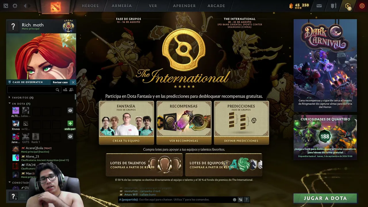intentando llegar a inmortal en dota 2
