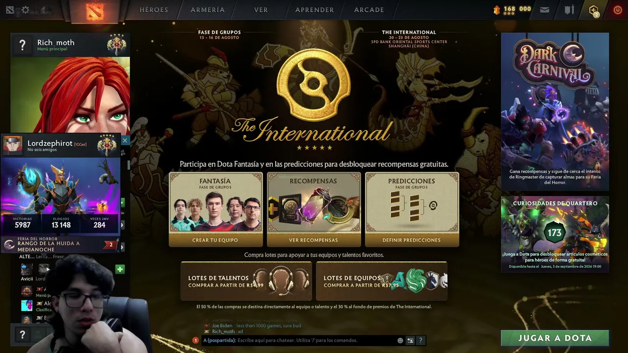 intentando llegar a inmortal en dota 2