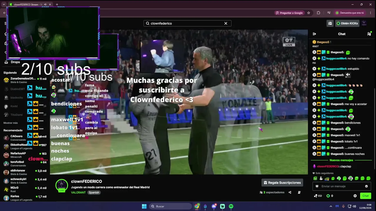 Jugando un modo carrera como entrenador del Real Madrid
