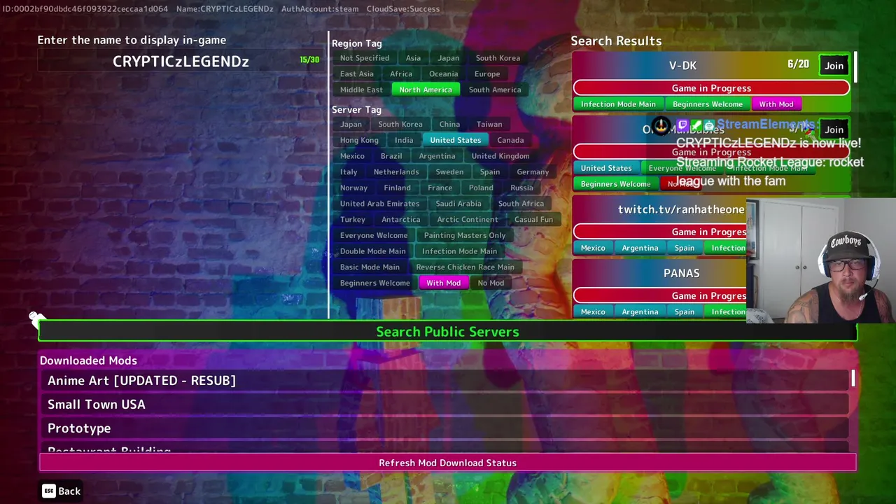 rocket league with the fam