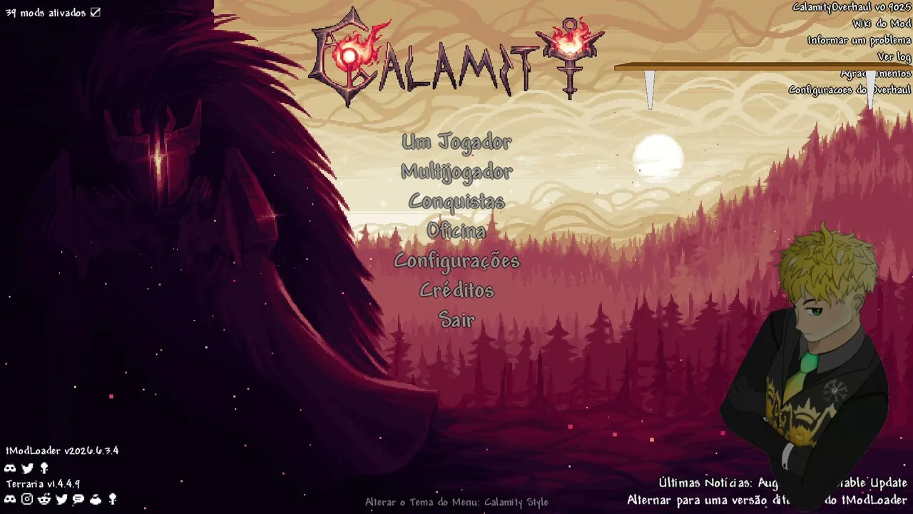 Terraria com os dogs (provavelmente alguém morre de verdade)