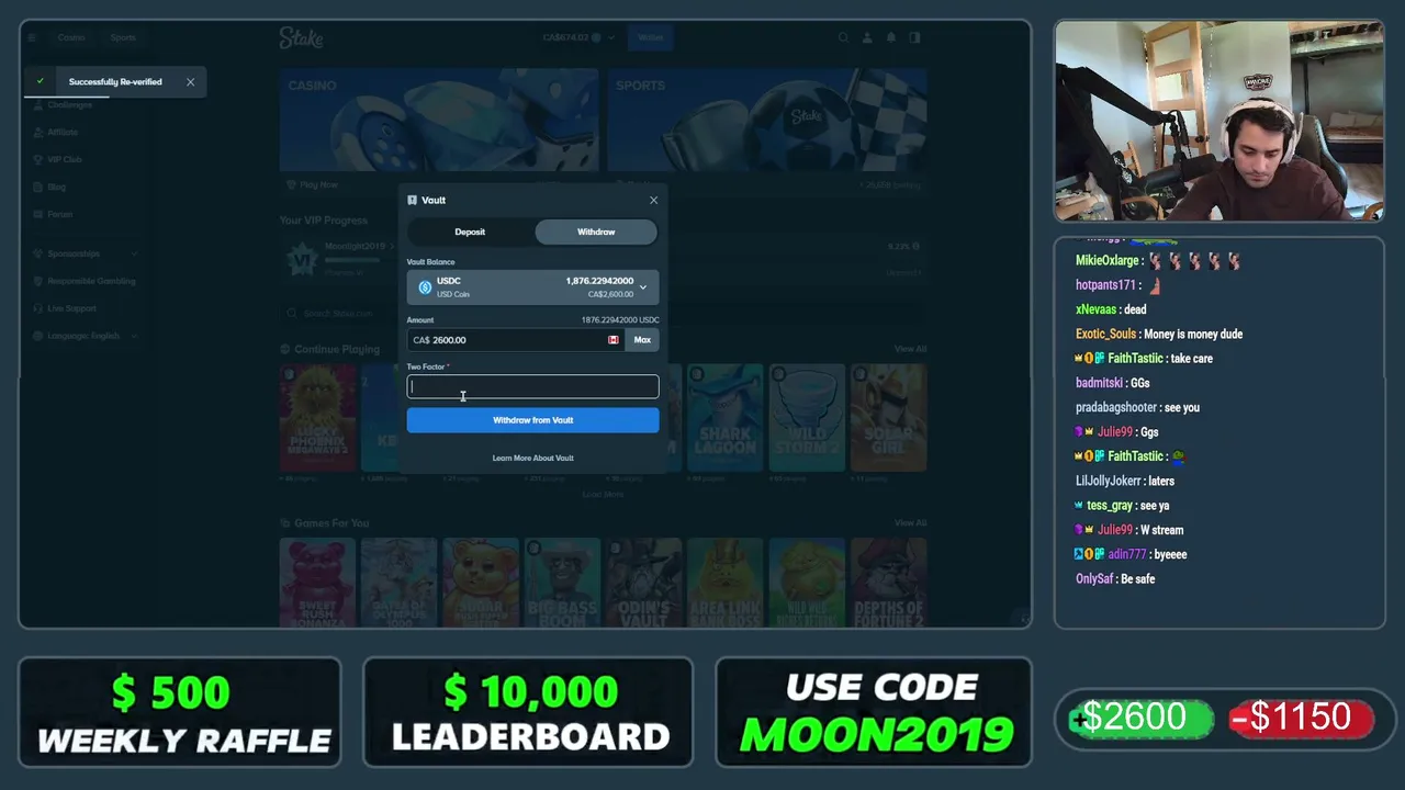 🔴Still Losing🔴 | $10,000 Wager Race !stake !discord !lb
