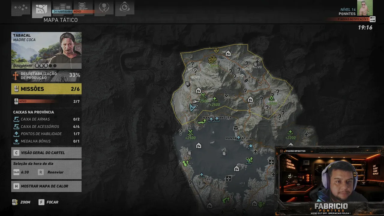 Dia 3 zerando Ghost Recon Wildlans com @FatInfo200276 !