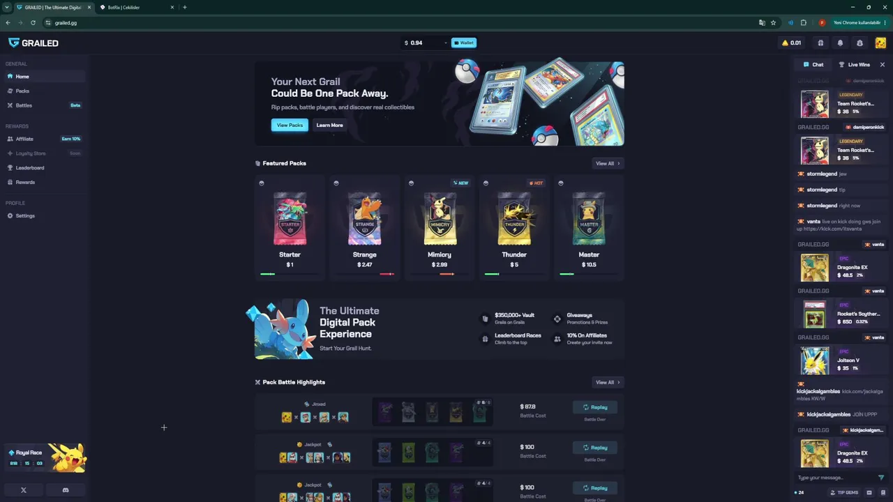 🔥 GRAILED x Csbattle — LIVE! 🎰 LET’S GO BIG!