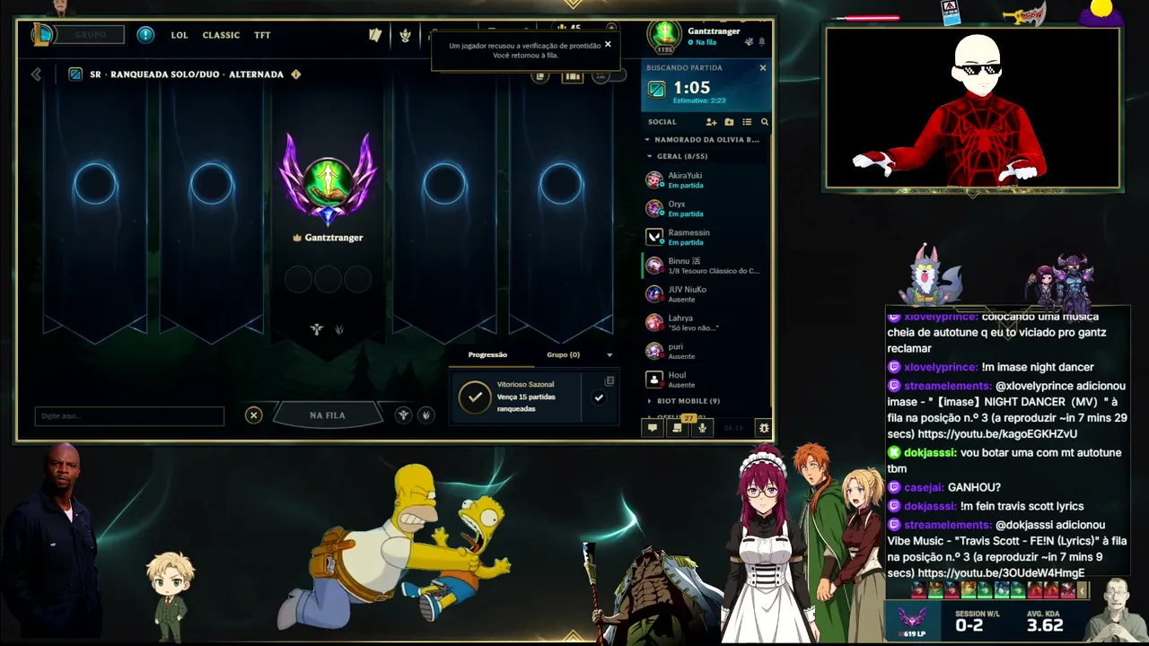 Bald Beats e LOL Sup Mestre/Dicas de macro - !sociais