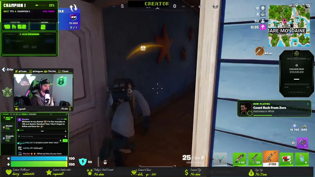 88KingBee88 Fortnite: Playing Battle Royal Zero Build ^^