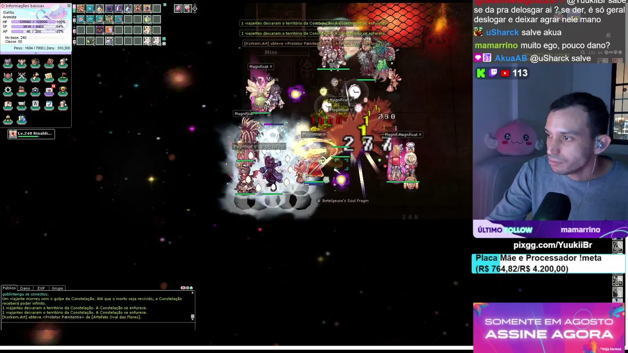 [Latam] TORRE DA CONSTELAÇÃO dos STREAMERS #EXITLAG !PIX
