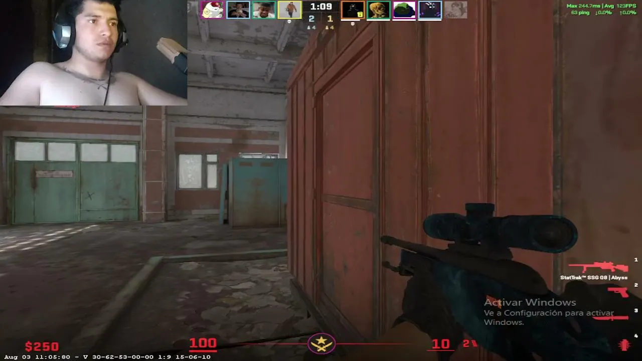 Mi primera vez y en stream. Si me sigues apareces en la pantalla, gracias