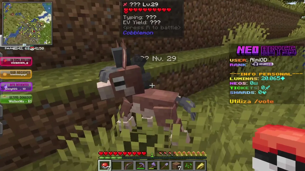 UNA NOVATA PROBANDO COBBLEMON! SERVER ABIERTO A TODO PUBLICO