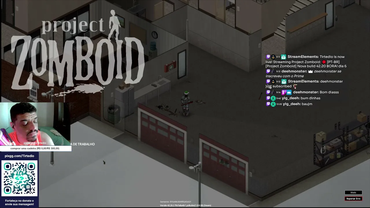 🔴 [PT-BR][Project Zomboid]  Nova build dia 7