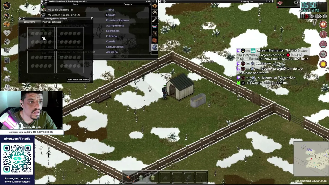 🔴 [PT-BR][Project Zomboid]  Nova build dia 8