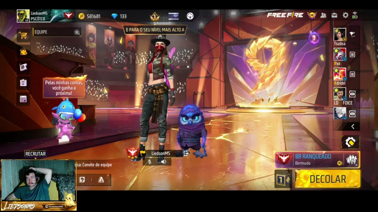 Free Fire ao vivo
