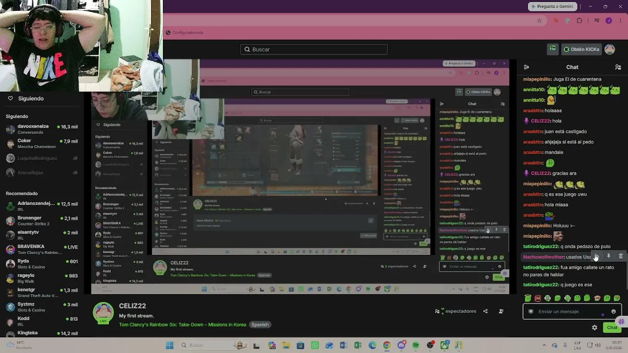 My first stream.