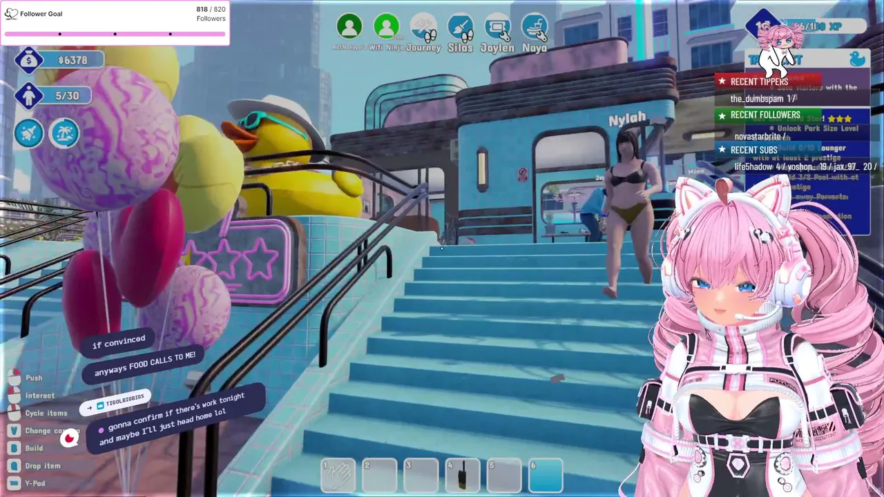 Trying out cat simulator, and then on to waterpark simulator release!