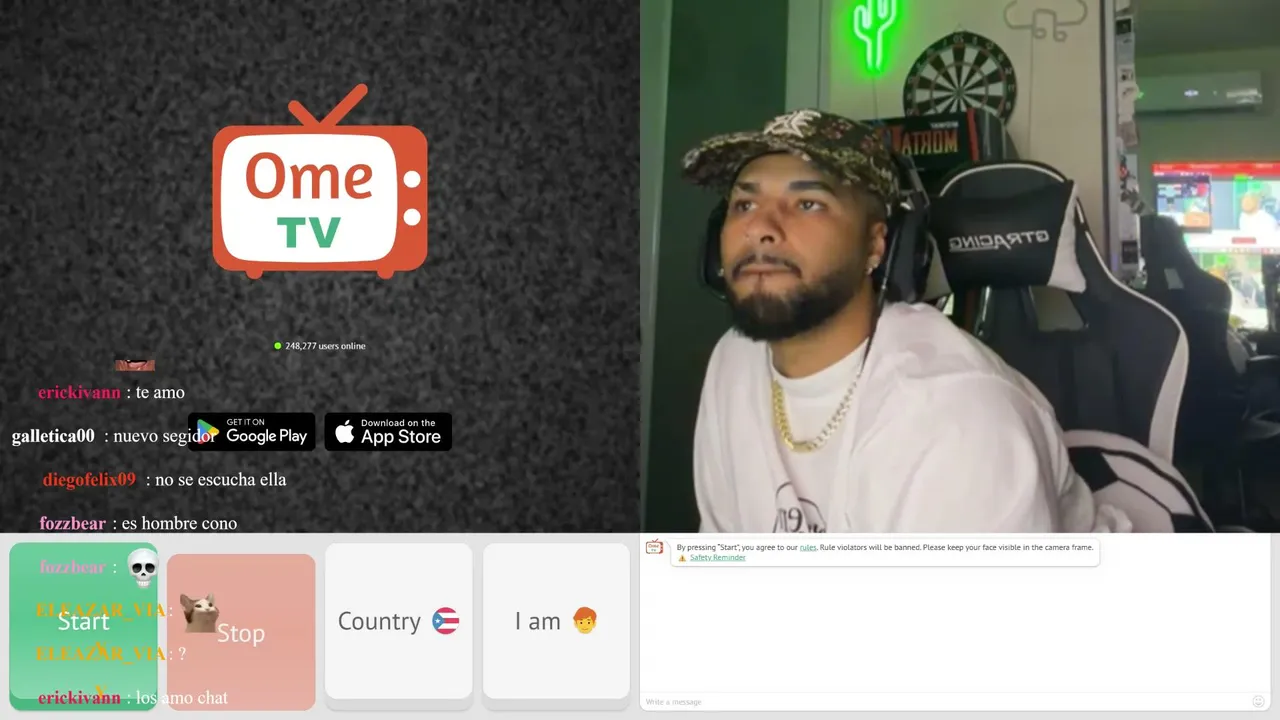 My first stream ome tv