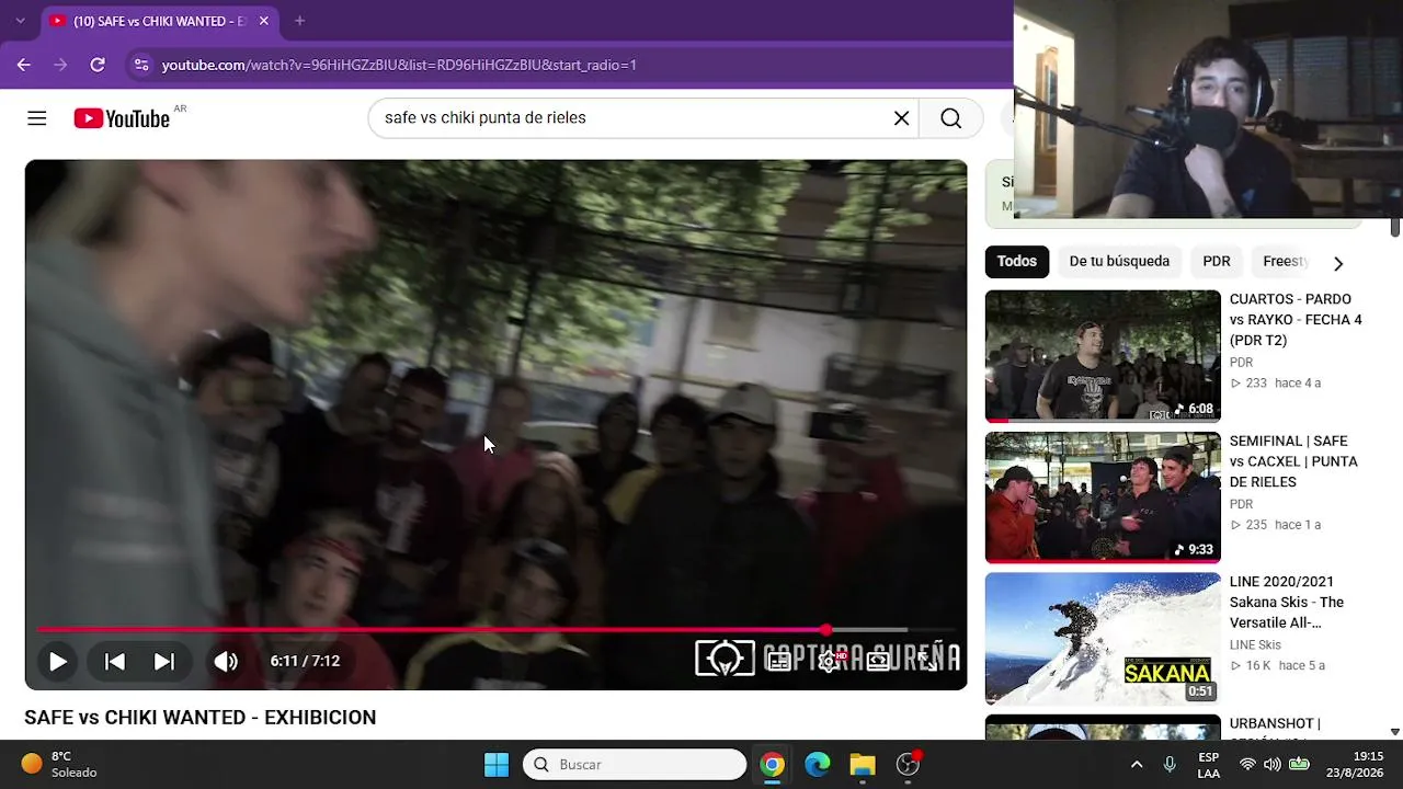 reaacionando batallas o freestyles legendarios