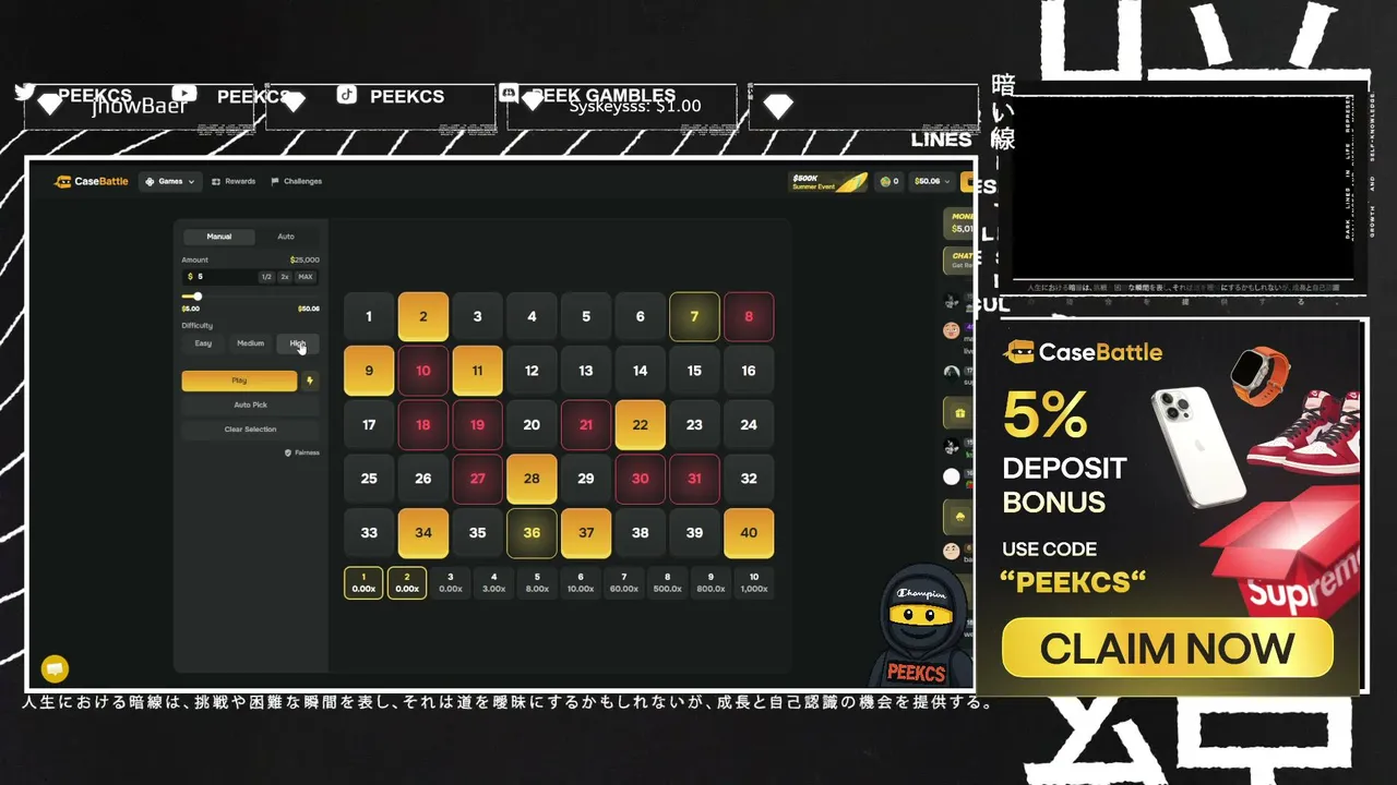 watch me lose it all in 5 mins | !CSB |!CB sess | CODE PEEKCS 1% CASHBACK