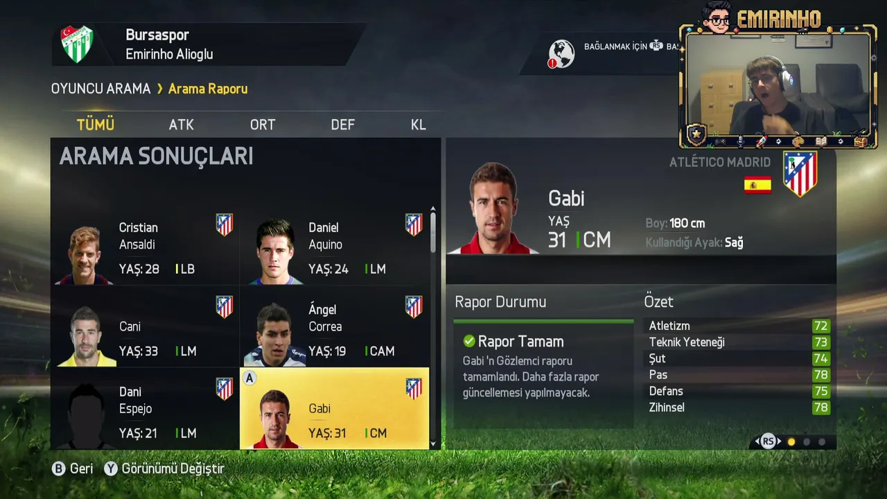 Nostalji Gecesi FIFA 15 Rebuild