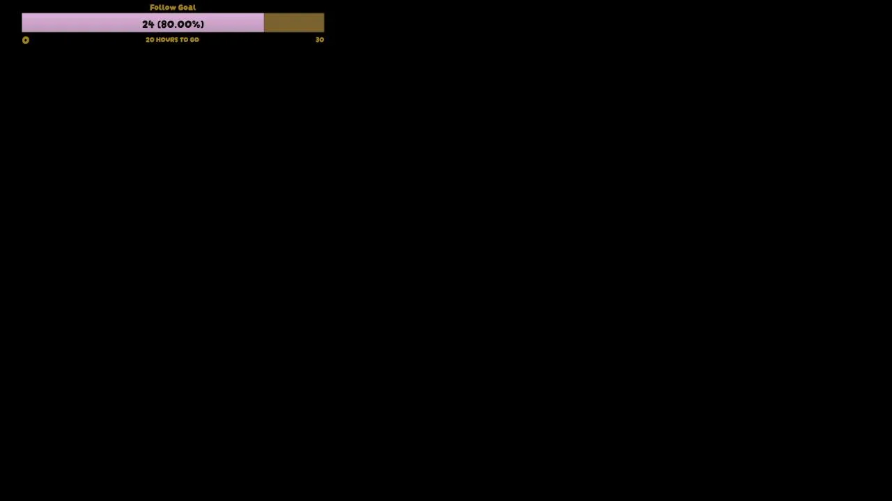 My first stream.