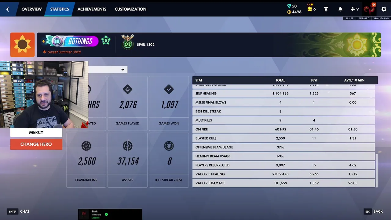 (Drops) Overwatch - Rust Global Warfare 4 queue screwed me over, hopefully it will work out tomorrow!