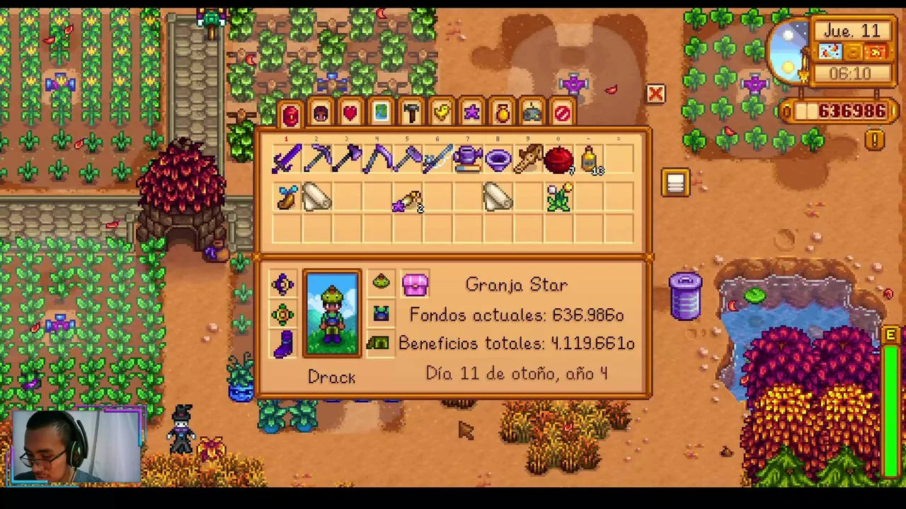 Un ratro del Stardew vally
