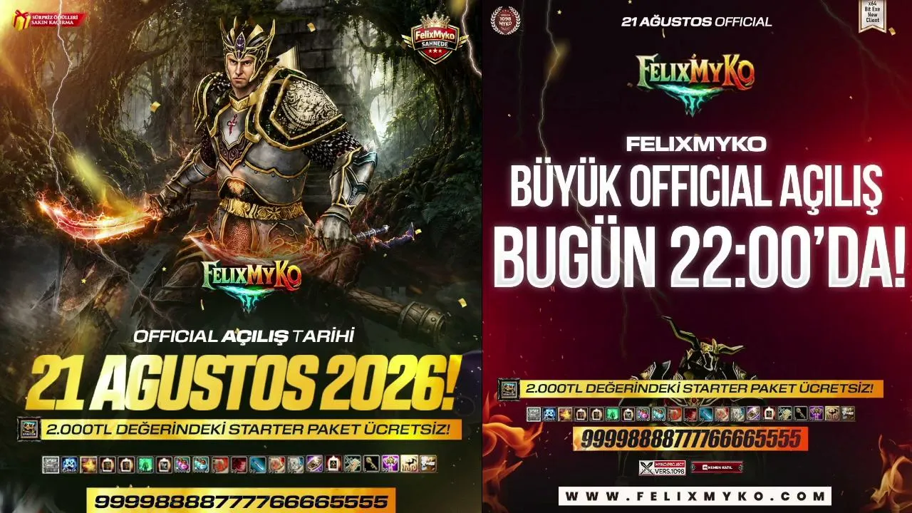 felixmyko.com  OFFICIAL ACILDI SANA OZEL Starter Paket Kodu: 99998888777766665555