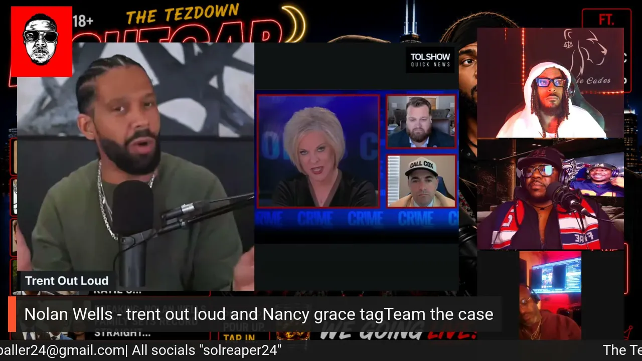 Nolan Wells - Fake A.I. Photos, Nancy Grace, Hype | Nightcap On The TezDown