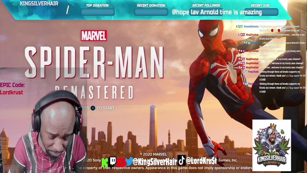🔴LIVE🔴 Spiderman-Dingo pt2