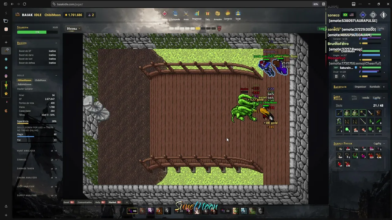 Jogando tibia