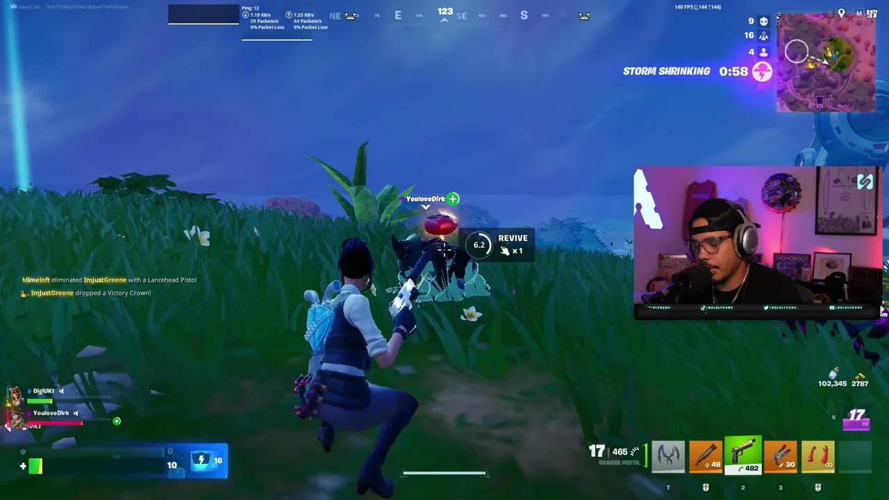 WE ARE 3 DAYS AWAY FROM FORTNITE SEASON 4! 💙(HELP ME LOSE MY DAD BOD! 1 sub = 2 pushups) 💪🏽| !Merch !Respawn