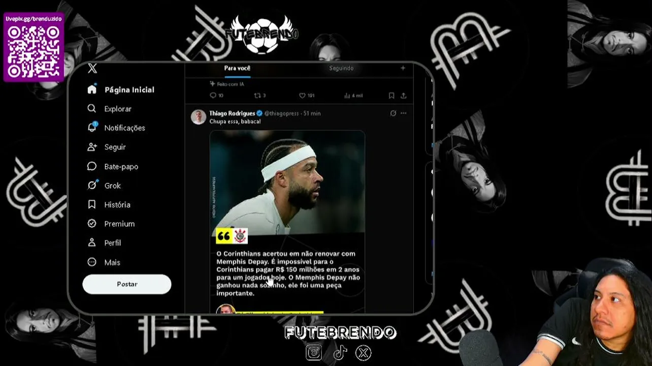 LIBERTADORES - CORINTHIANS x rosalina | REACT / RESENHA / FUTEBOL /