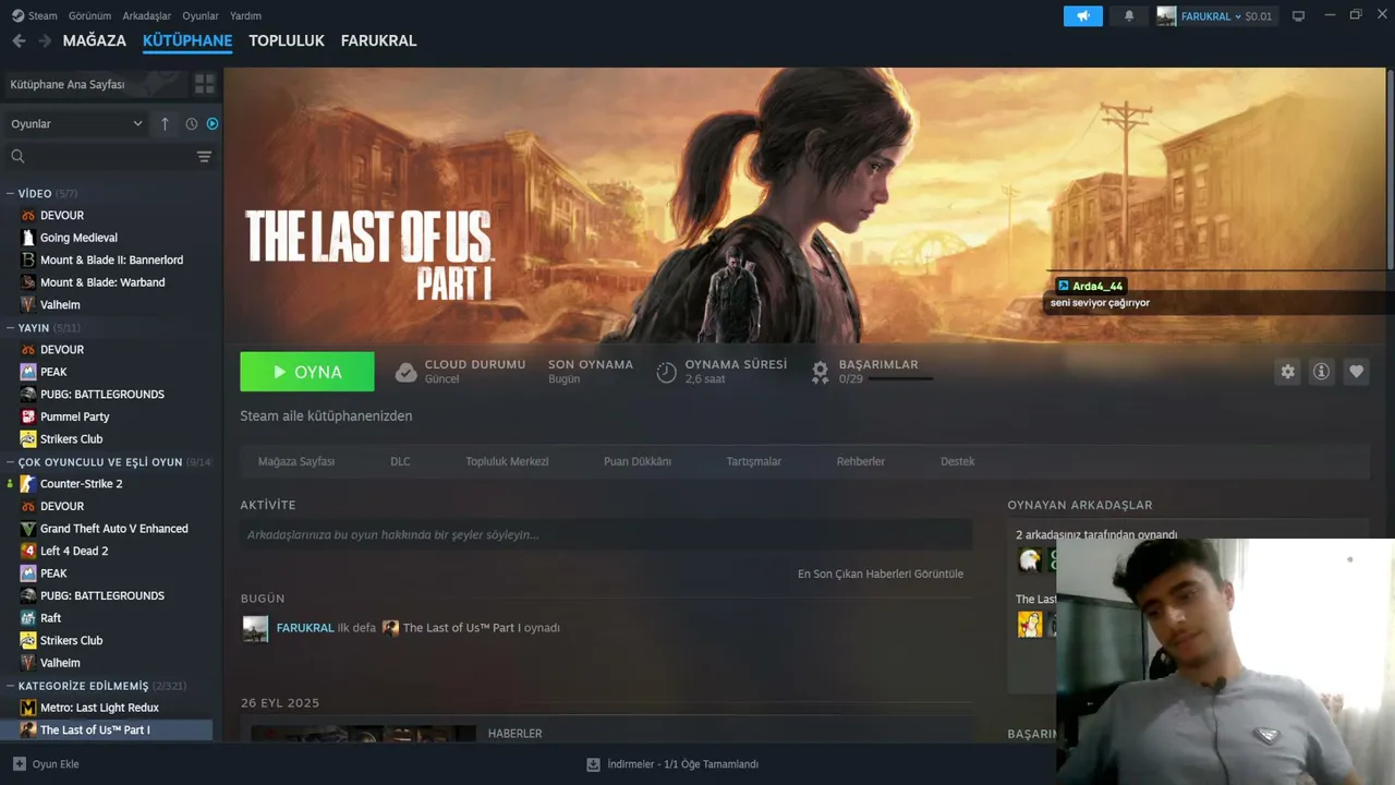 Gel babaaağ TLOU var !destekle !yt