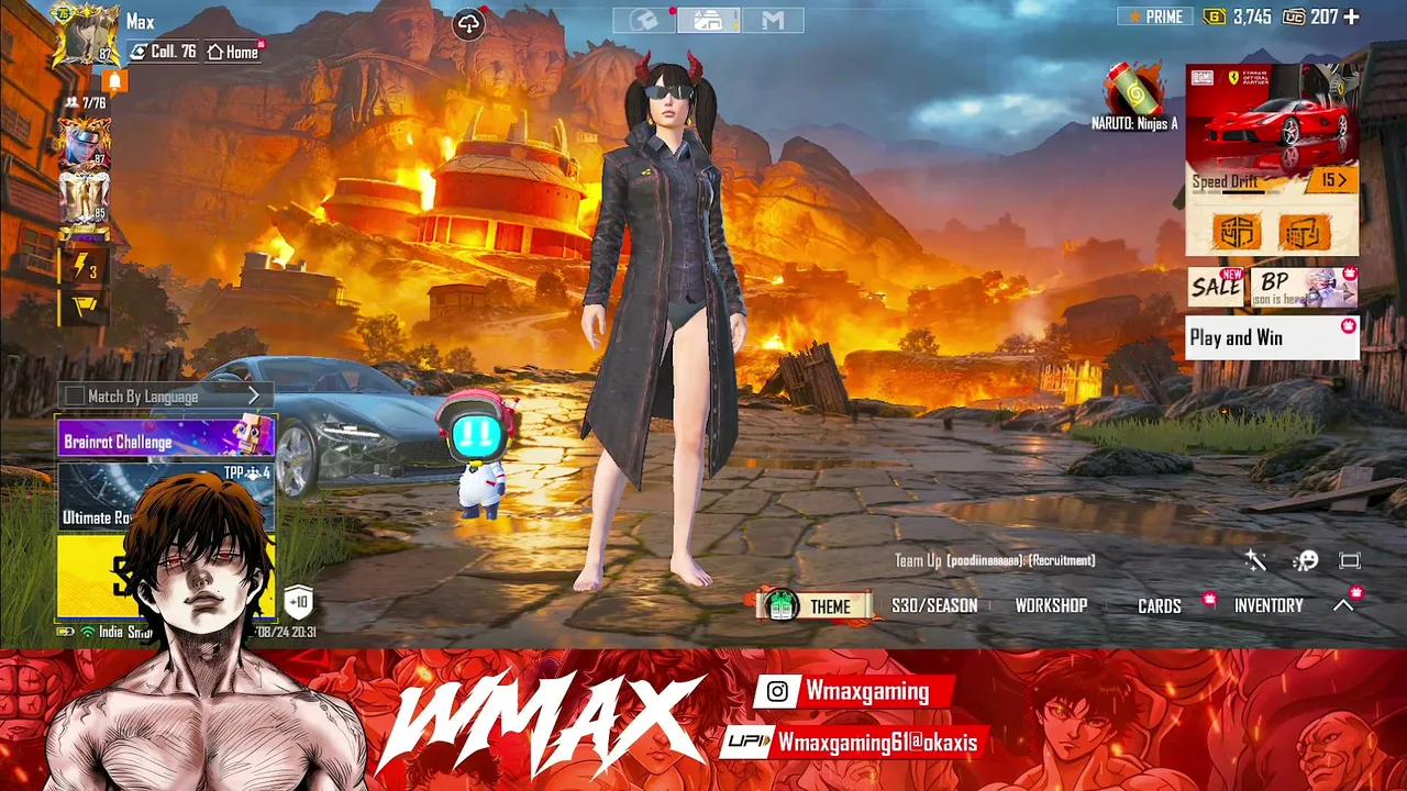 BGMI WMAX GAMING