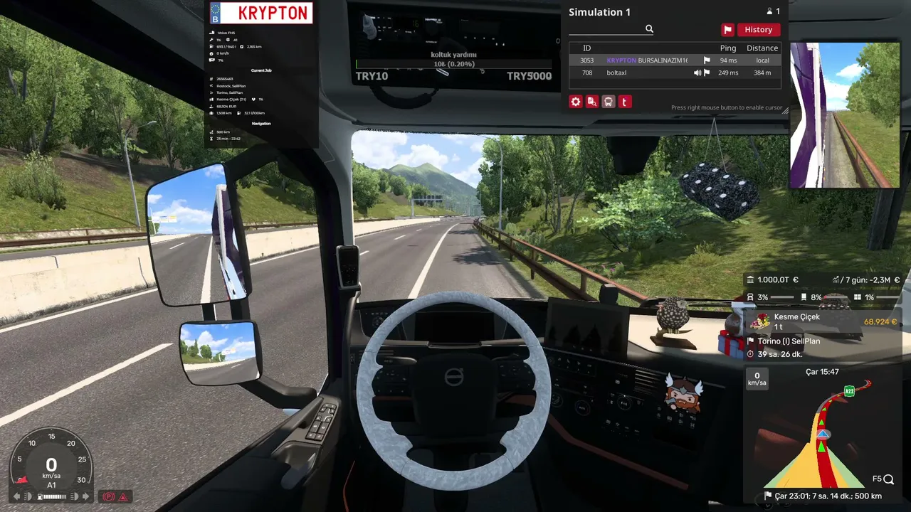 ets2 tmp giriyorum KRYPTON İLE BAŞLADIK YOLLARA