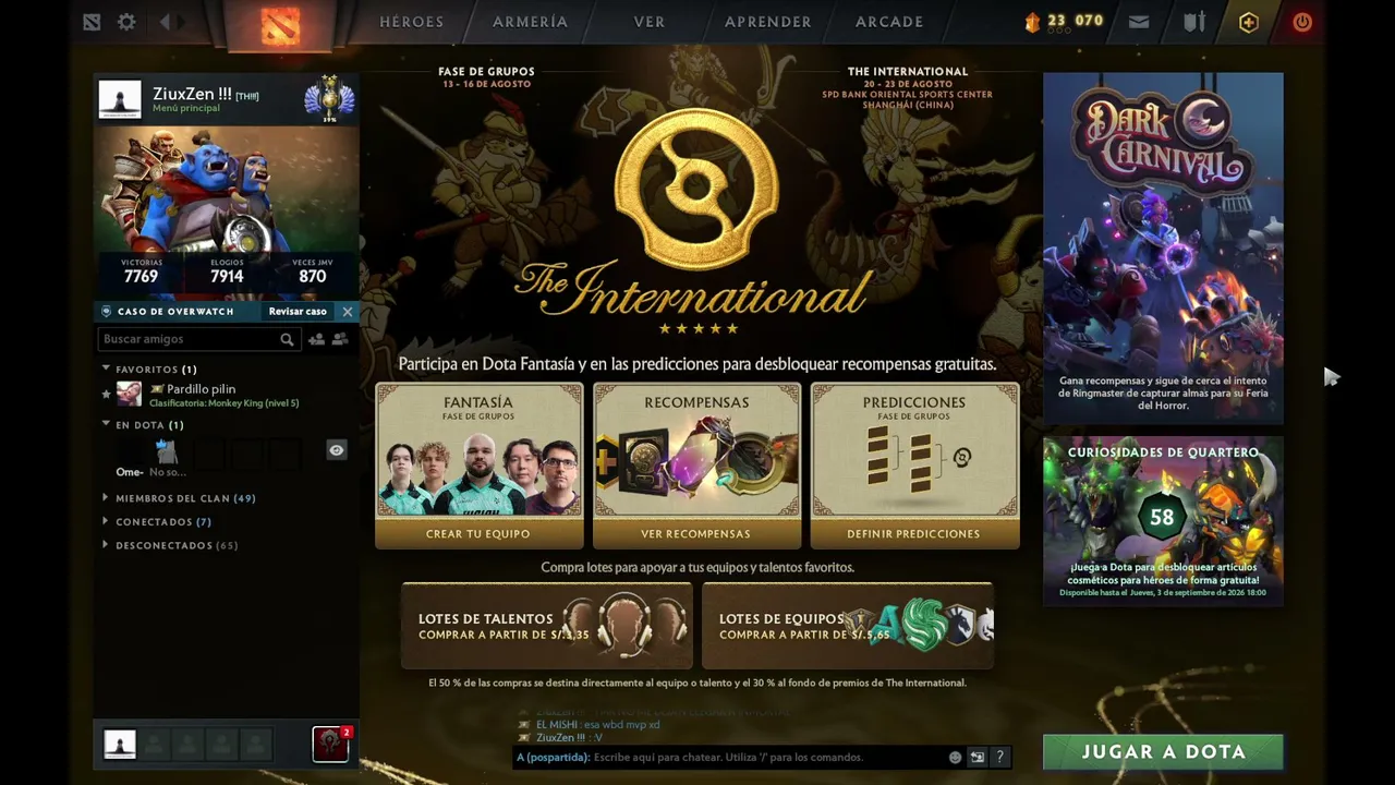 JUGANDO DOTA 2 , VISITAME :D