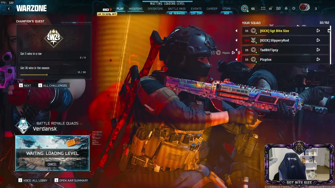 Win Streaks and Nukes w/ @sgt_jackson12   | UNC | Gamer Dad | VET | #69 Military Streamer | MnK |