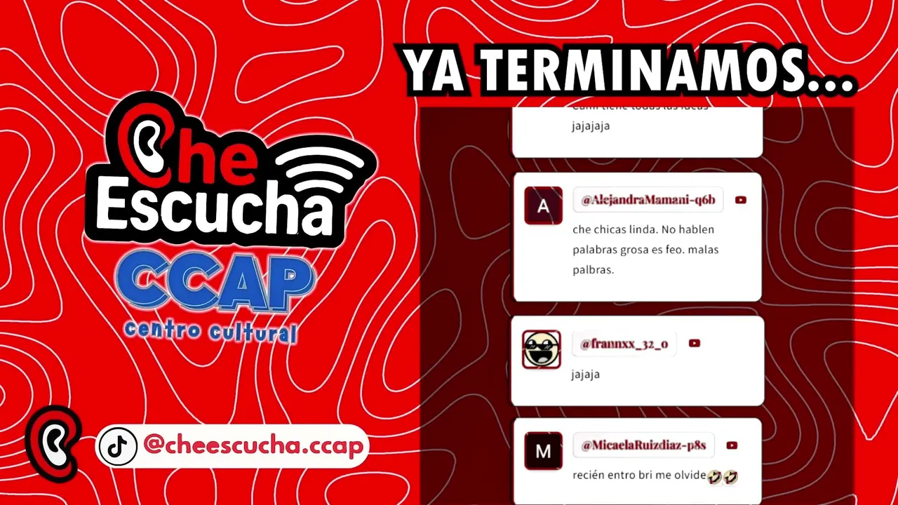 CCAP CENTRO CULTURAL SE NOS FUE DE LAS MANOS EN Che Escucha CCAP