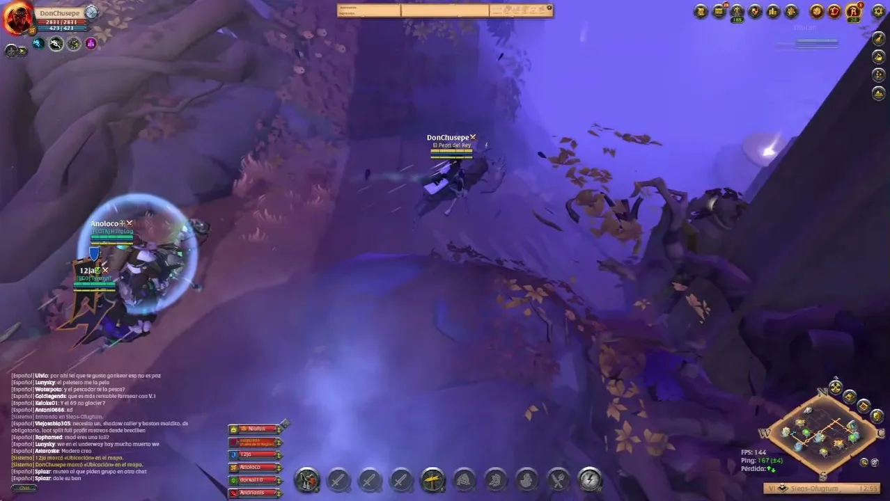 Armando Party de pvp en Albion Online...